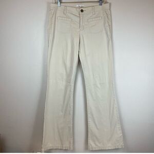 Cabi khaki wide leg pants with 2 front & 2 back pockets- great condition sz 10